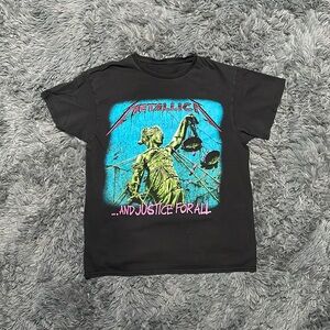 Metallica … And Justice For All Graphic Band Tee Size Small